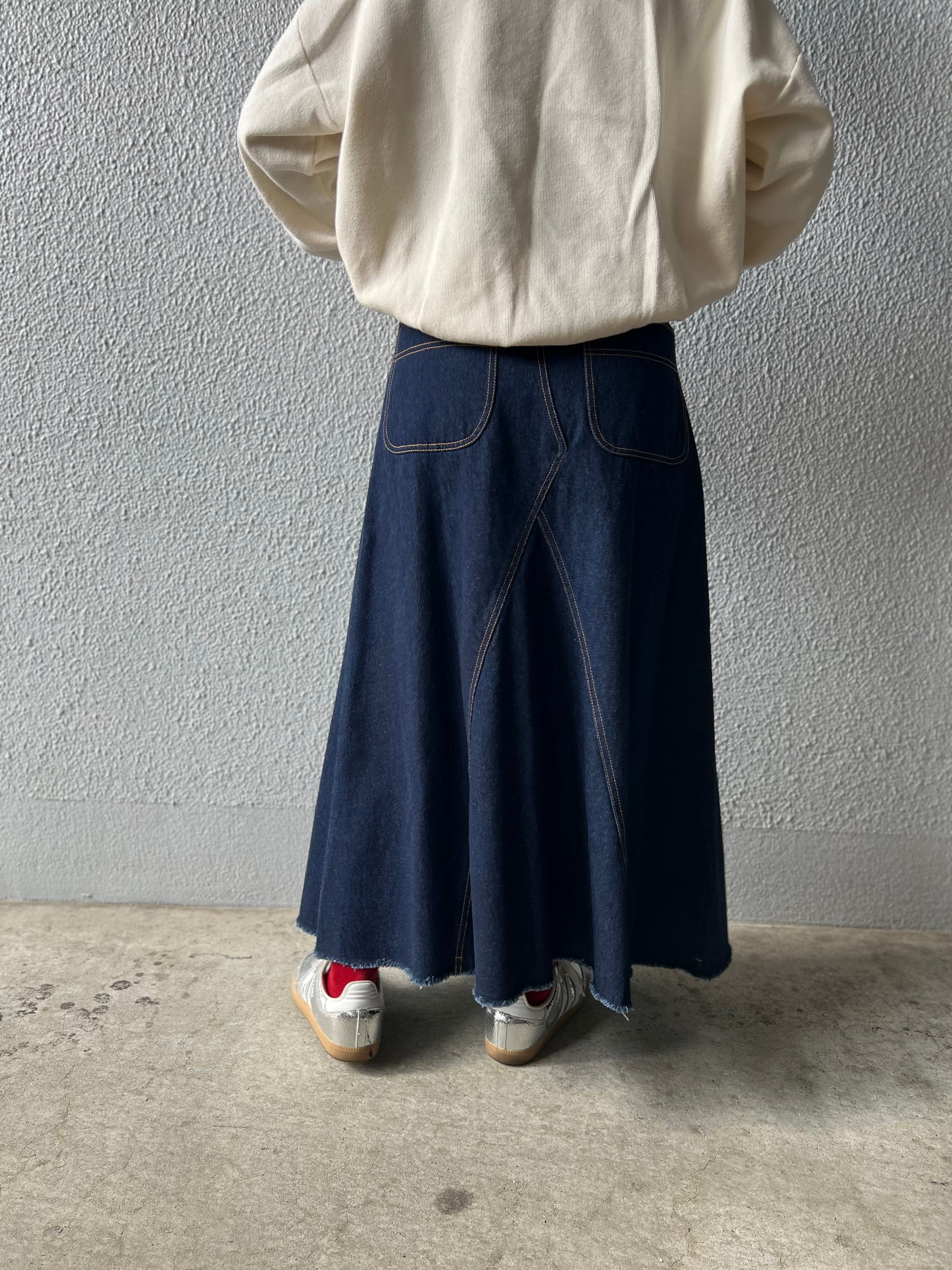 【PASSIONE】インディゴデニムスカート536638