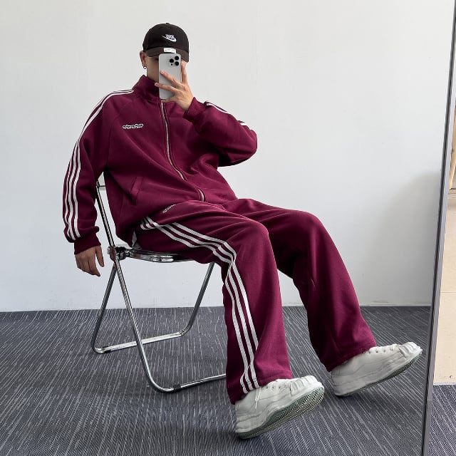 ワインレッド キルティング セットアップ RESEXXY（リゼクシー） ジャケット テーラードジャケット ツイード