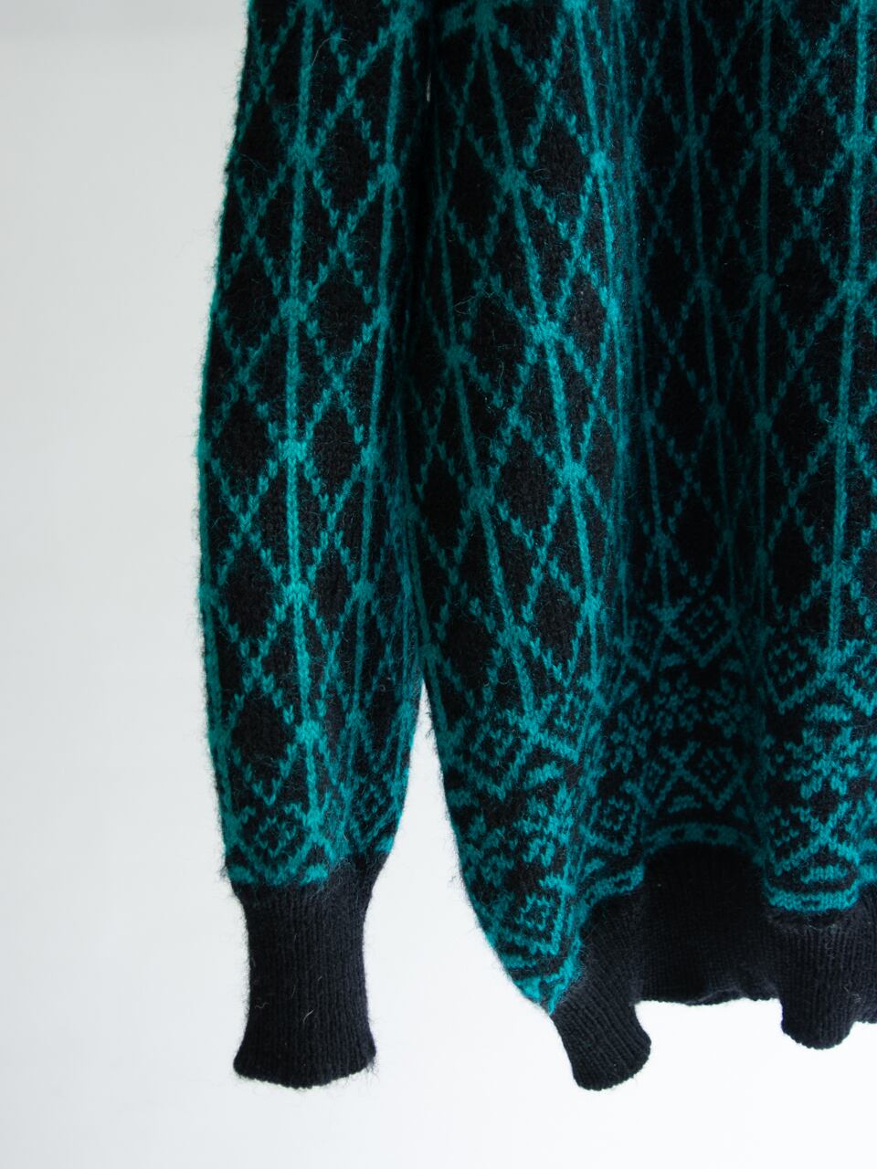 【DALE OF NORWAY】70's 100% wool Nordic sweater（ダーレオブノルウェー スクエアネックノルディックセーター プルオーバーニット）12c