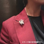 Stardust pin-brooch （スターダストピンブローチ）EMU-021-02 オーロラ