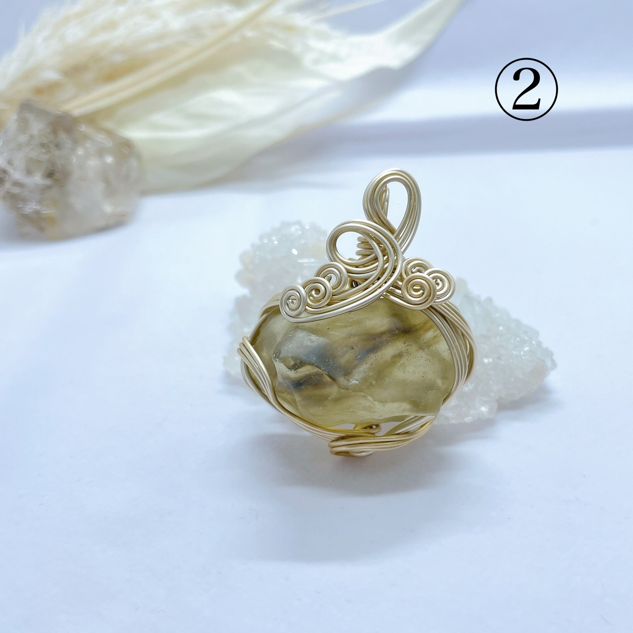 ブラックリビアングラスペンダントトップ✨️ | kirishima