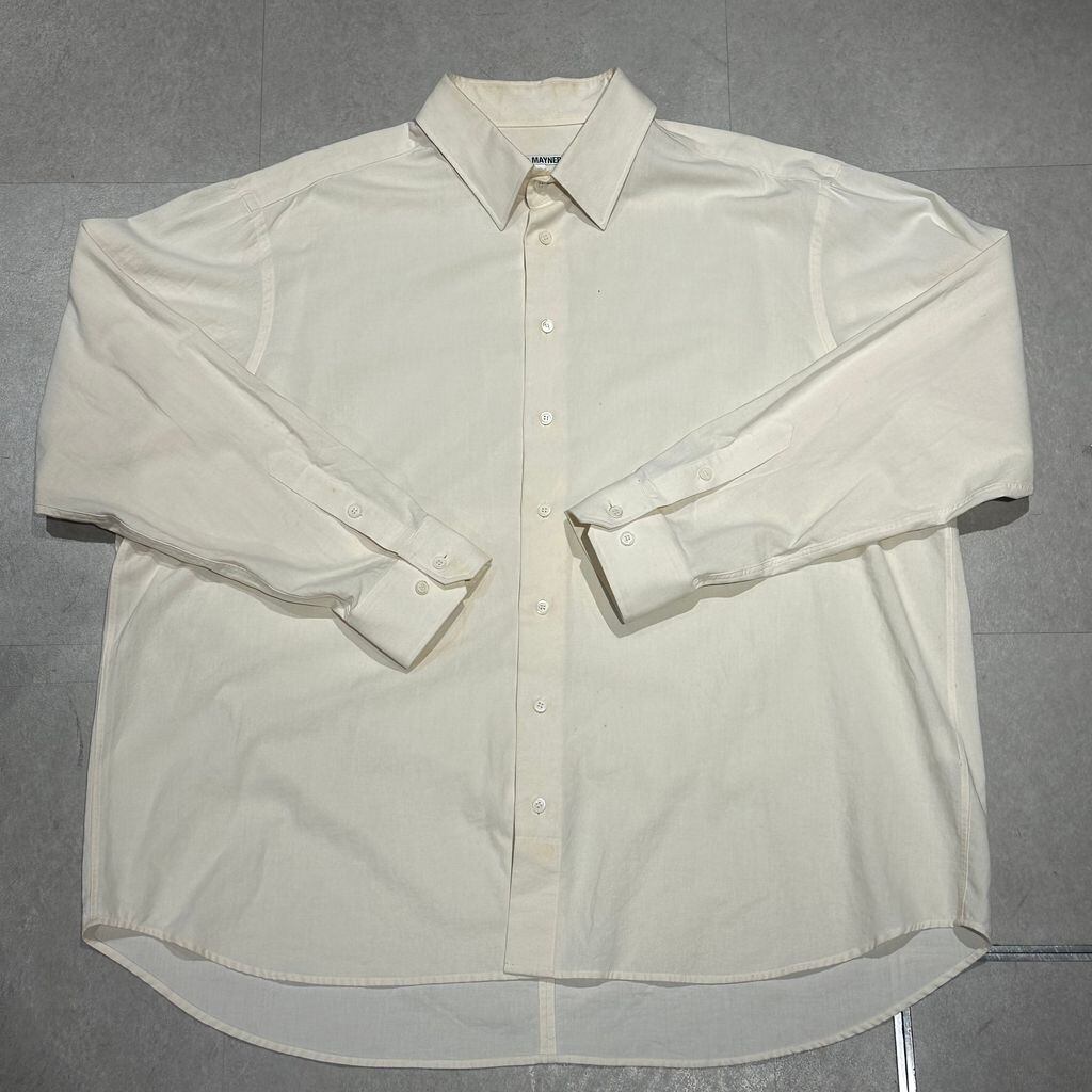 HED MAYNER ヘドメイナー 20SS Open Back Shirt オープンバックシャツ 