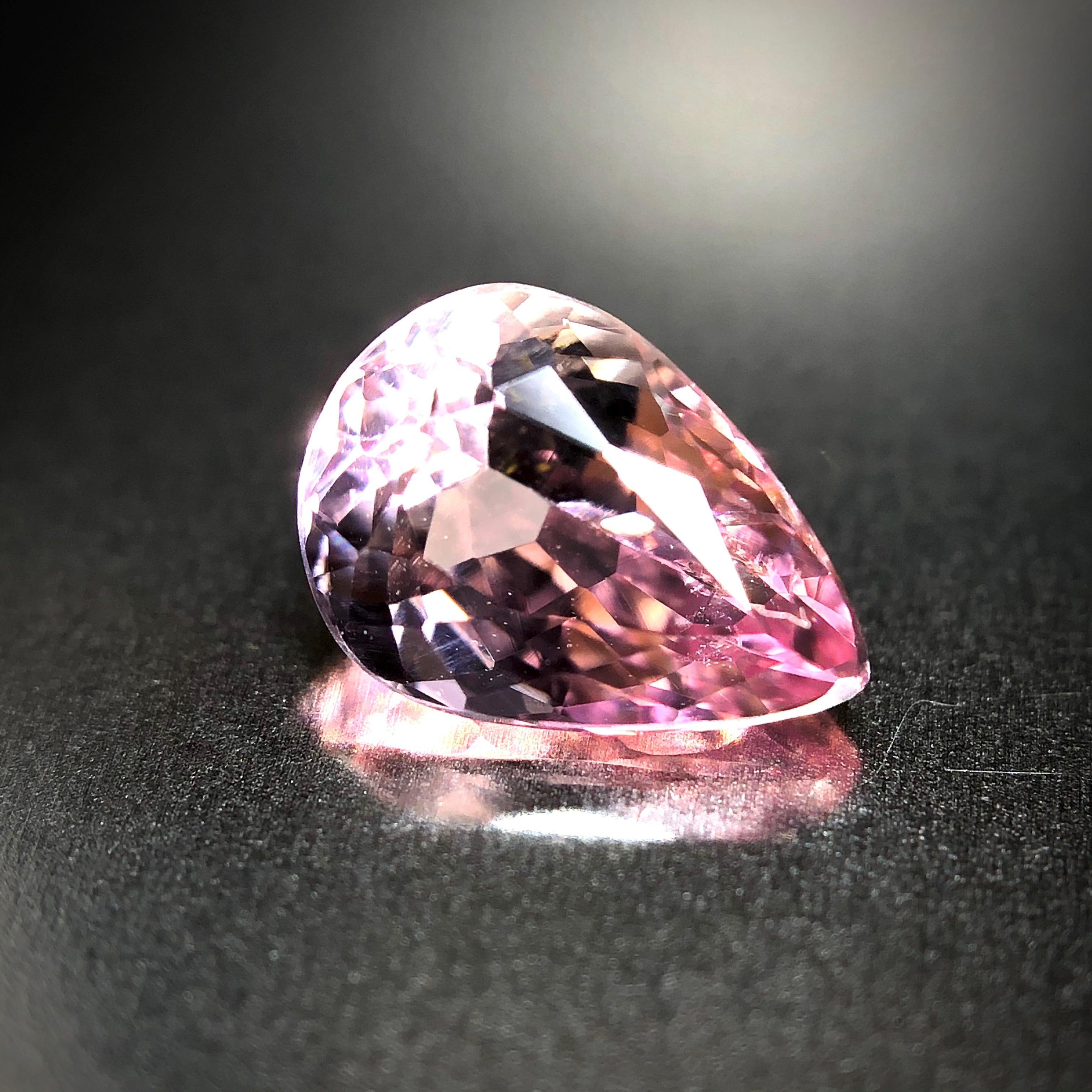 高貴なピンクシェリーカラー 1.0ct 天然 インペリアルトパーズ ...