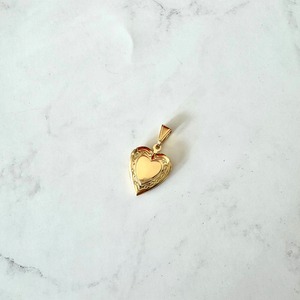 【GF3-24】14K gold filled open heart charm