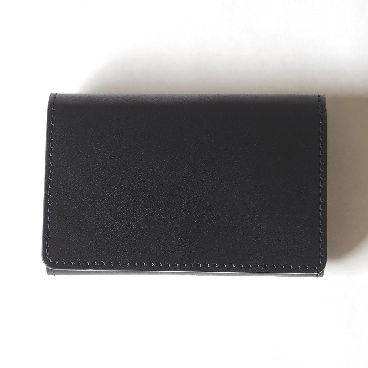 大容量名刺入れ ブラック【受注製作】 | Leather+