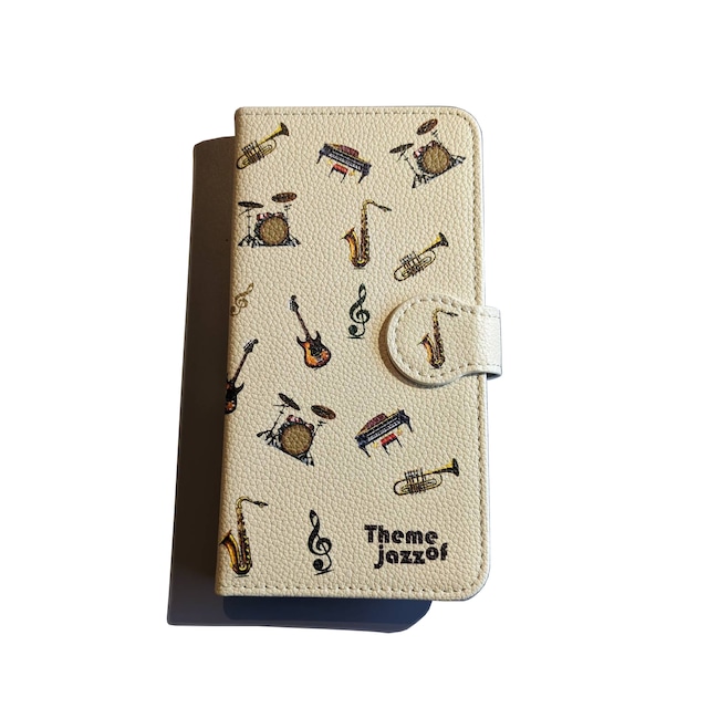 Theme Of Jazz MULTI SMARTPHONE COVER Patterned ( Light Brown )