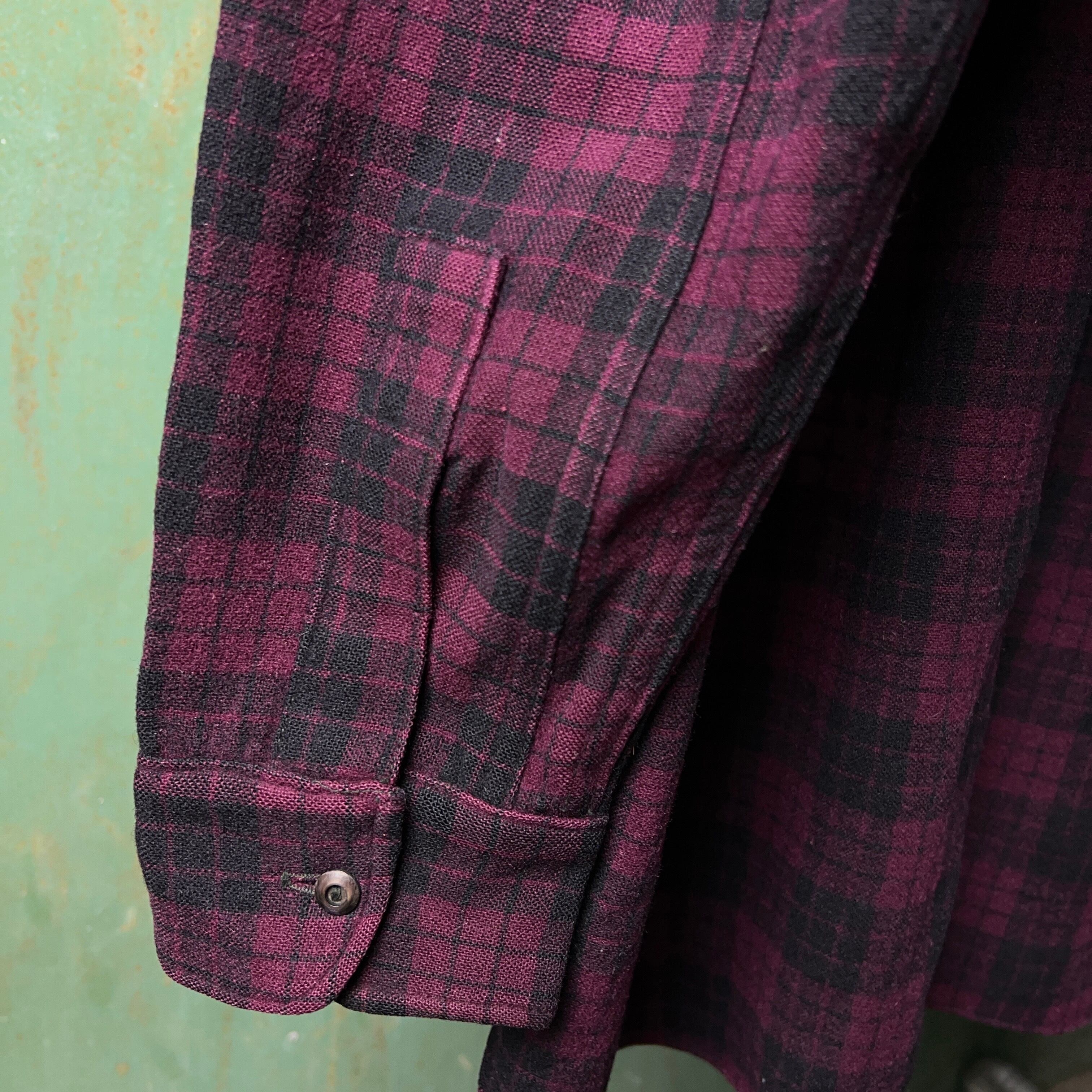 1940's Woolrich Plaid Wool Shirt 40年代 ウールリッチ チェック柄