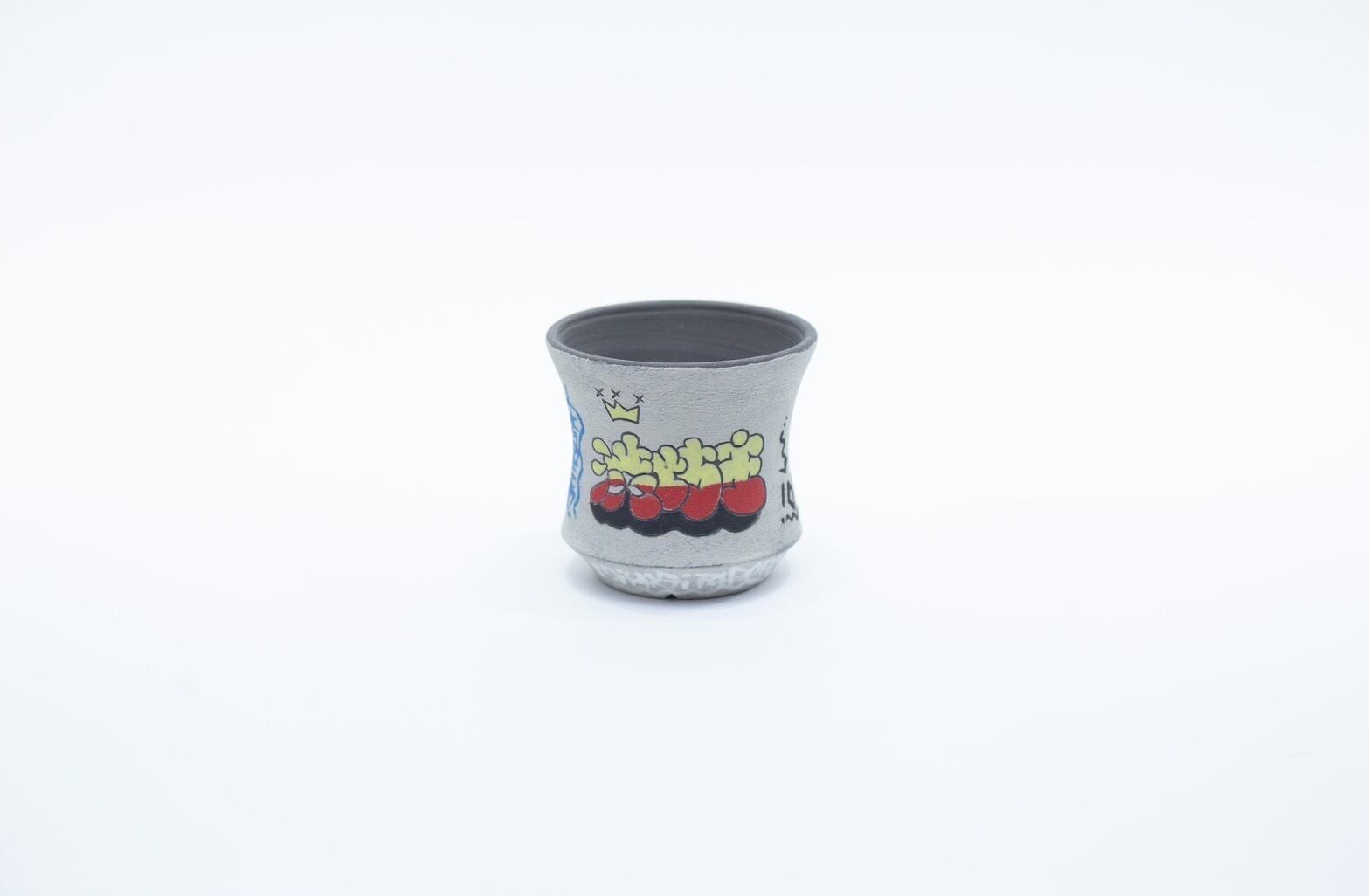【新着】ハイパーポットクリエイター "阿萬" × aobouzu グラフィティ鉢 8【渋坊主】