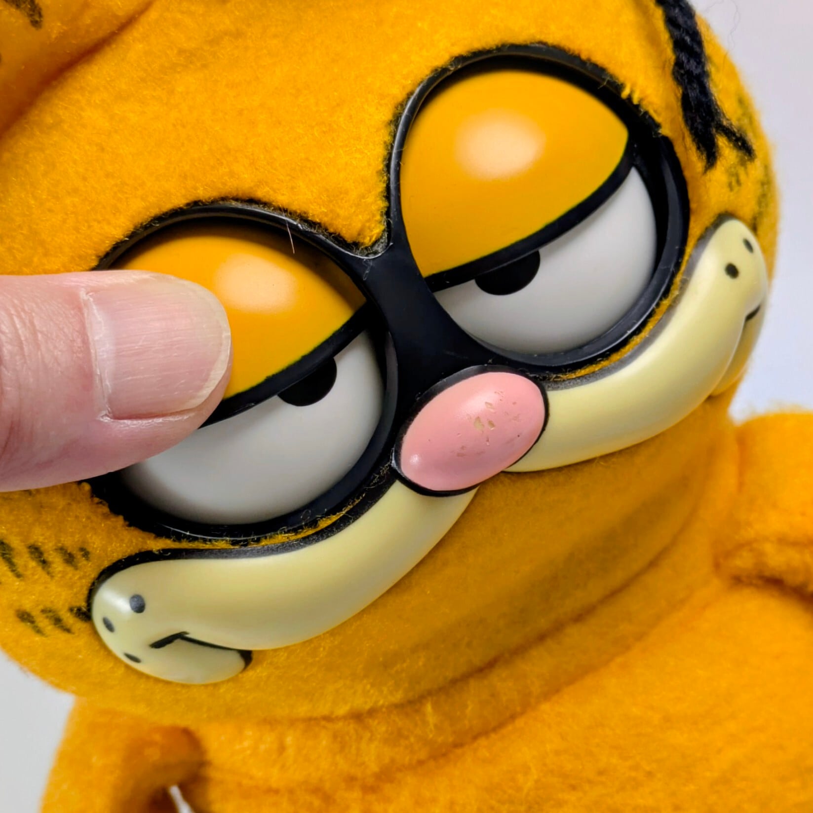 ☆ VINTAGE 1983 ☆【 Garfield ( ガーフィールド ) 】『 Garfield Talking Plush Doll 』トーキングぬいぐるみ プラッシュ plush 1980年代年製 〚アメリカン雑貨 アメトイ〛