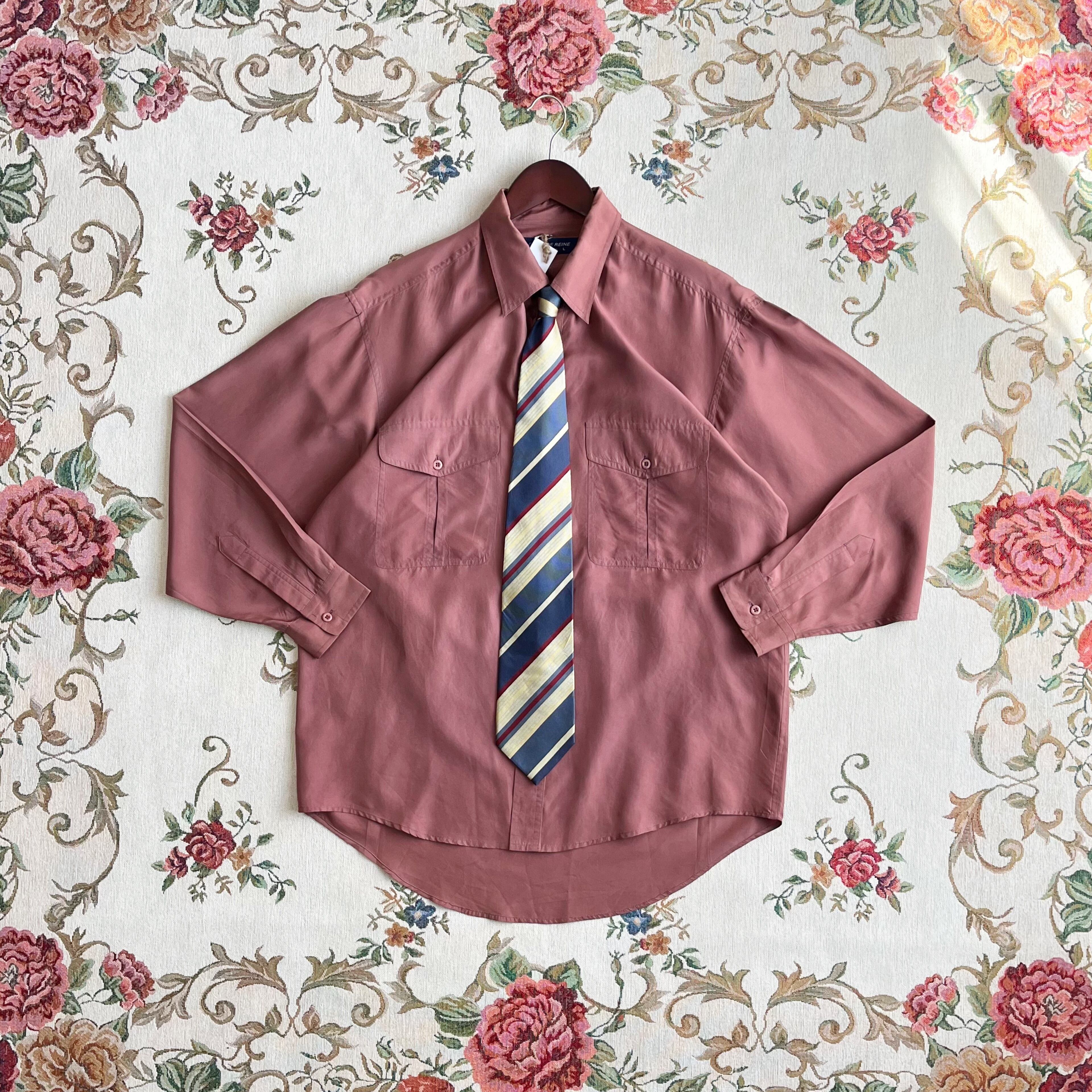 SILK shirt & necktie【set】