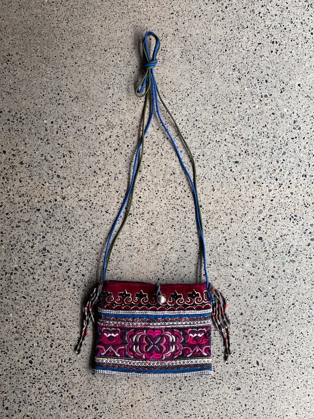 Miao tribe／Vintage textile shoulder bag