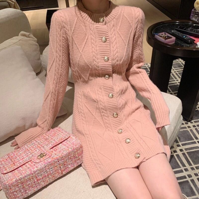 レディース★♪ニットワンピース★♪もこもこ★♪長袖セーター★♪かわいい