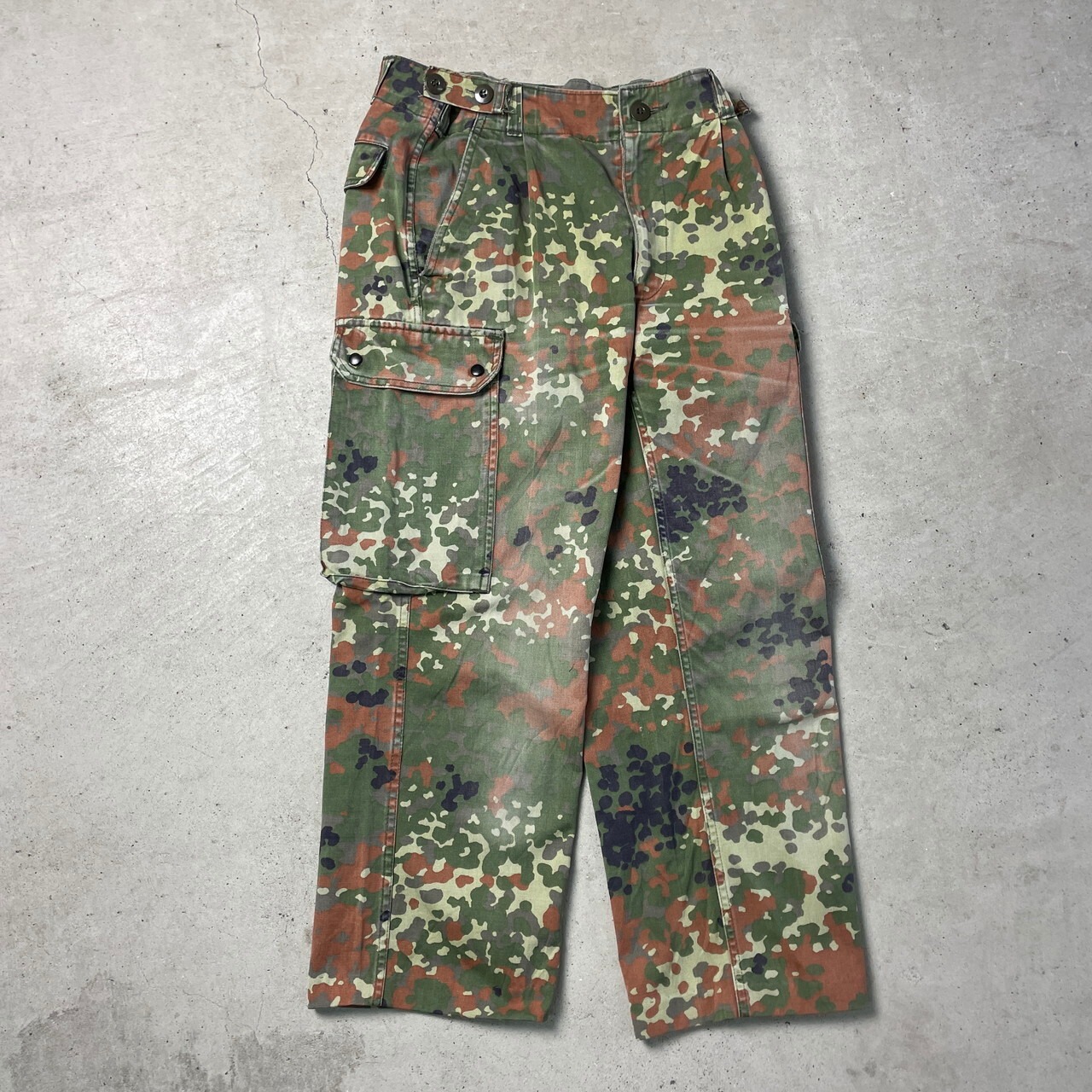 00年代 ドイツ軍 フレクターカモ カーゴパンツ メンズW31相当 古着 00s 