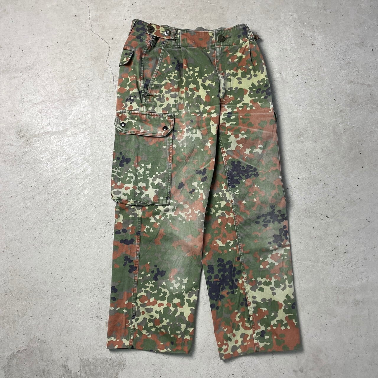 00年代 ドイツ軍 フレクターカモ カーゴパンツ メンズW31相当 古着 00s 