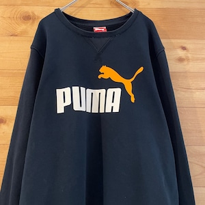 【PUMA】プーマ ブランドロゴ スウェット トレーナー M アメリカ古着