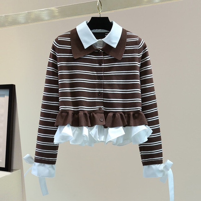 Fake layered frill border tops　M1395