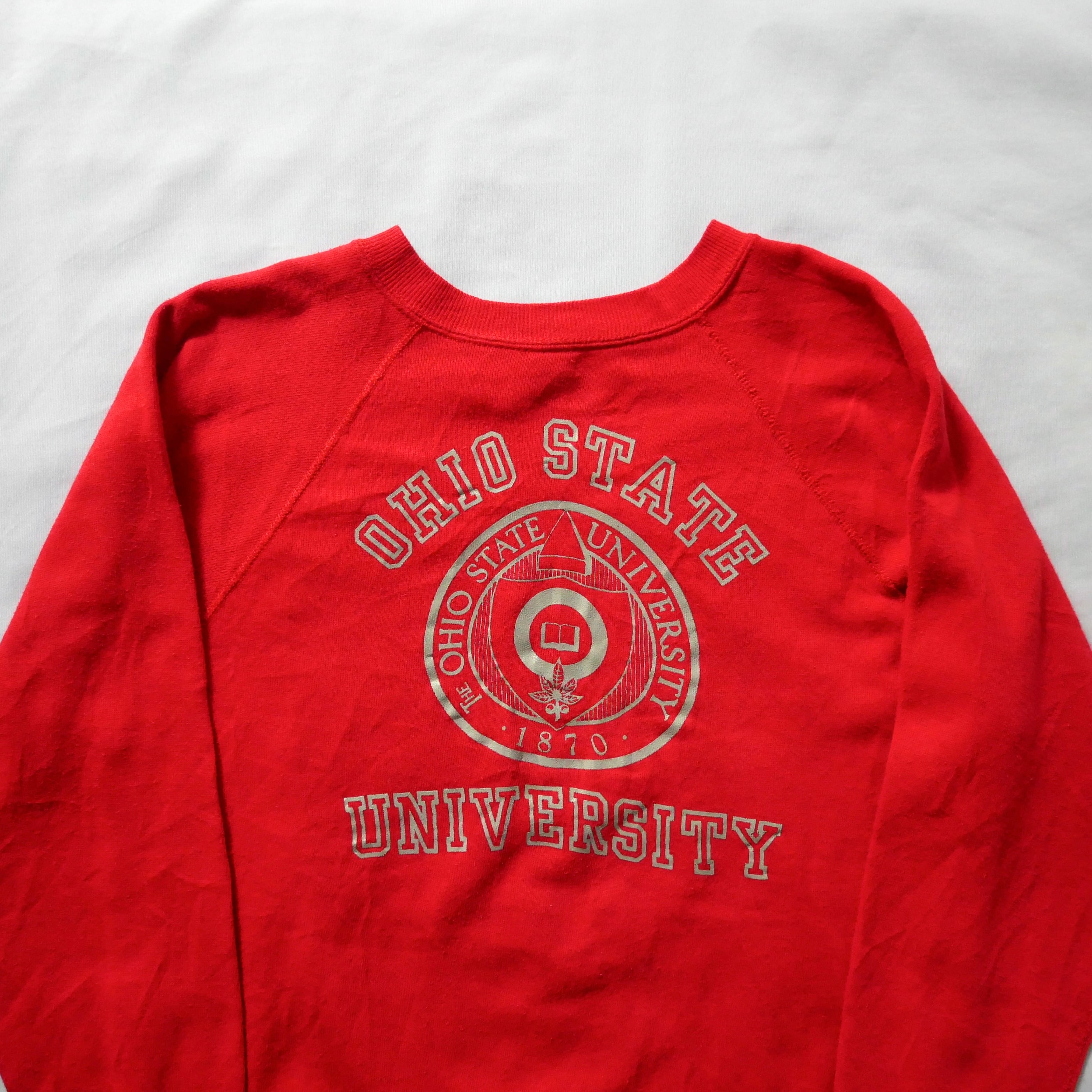 80s vintage madein USA red college sweat 80年代 ヴィンテージ