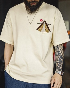Heavyweight Cotton Embroidered T-Shirt  K0251