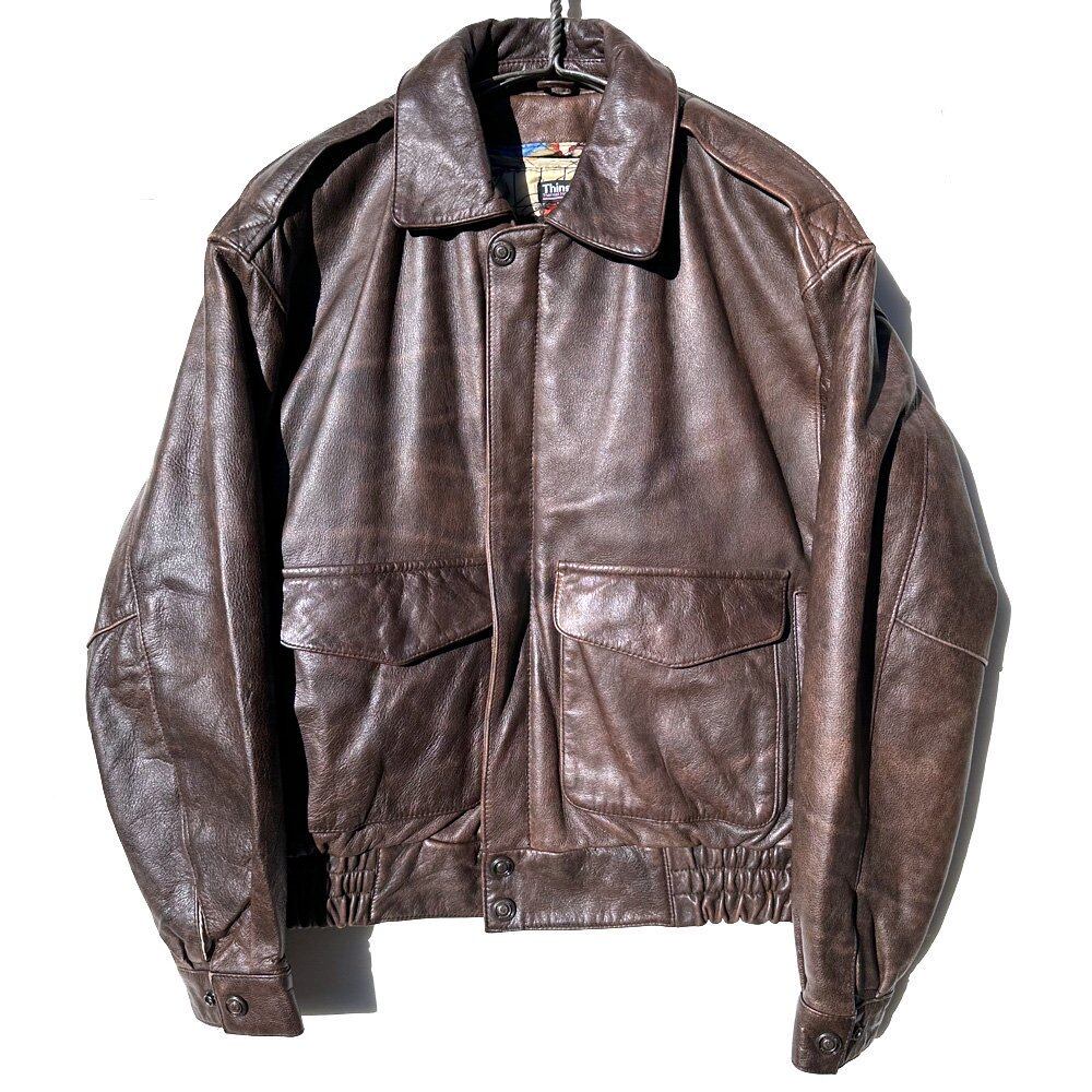 WILSONS] Vintage A-2 Style Leather Jacket [1990s-] Vintage Type A
