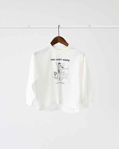 FOV(フォブ) / LAST HOPE L/S Tシャツ / ホワイト / 90-160cm