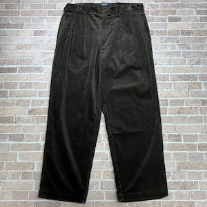 1990s RALPH LAUREN CORDS ANDREW PANT BROWN