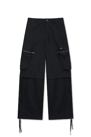[Matin Kim] DETACHABLE CARGO PANTS IN BLACK 正規品 韓国ブランド 韓国通販 韓国代行 韓国ファッション マーティンキム matinkim 日本 店舗