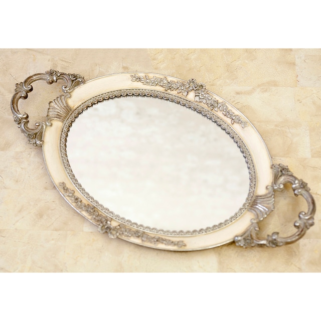 Rococodeco mirrortray・White【雑貨ショップ・Copernicus】