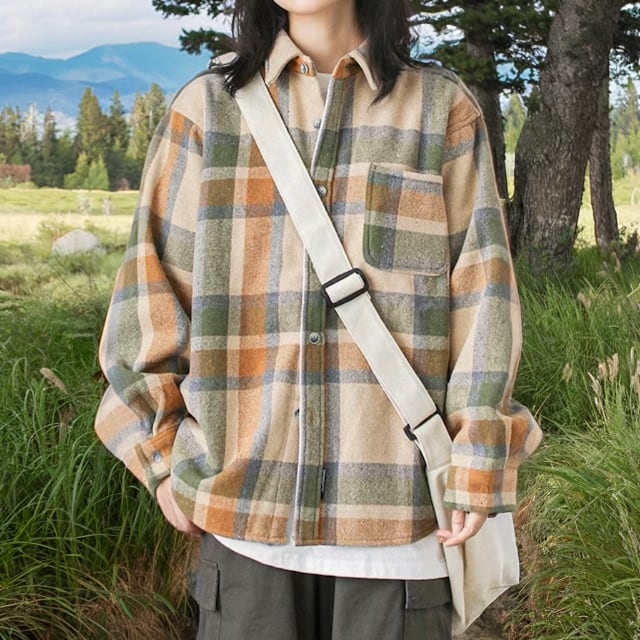 Check shirt -2col- A0025