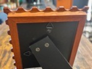 フォトフレーム 木製 L判 ポストカード 切手型 変形 写真立て kitteフレーム [サイズ: L判]