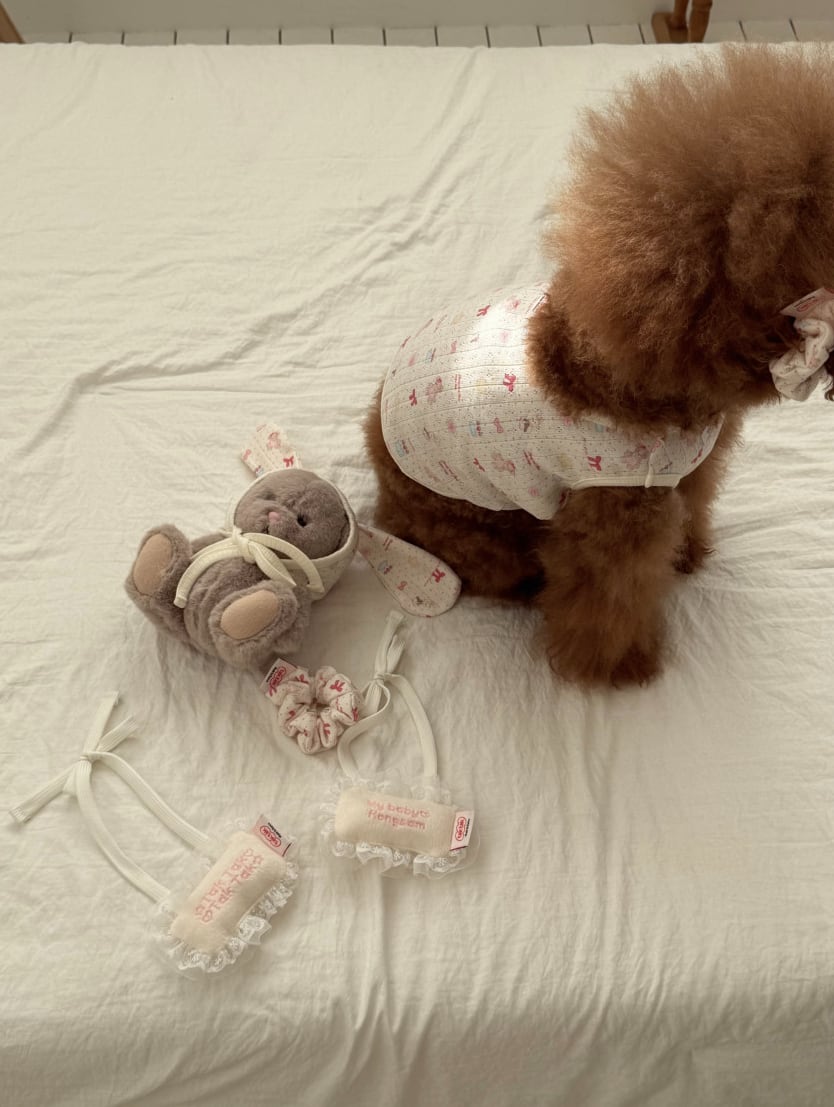 予約【tak!tak!tak!tak!】Milk Pink Eyelet Series TShirt (2Color)