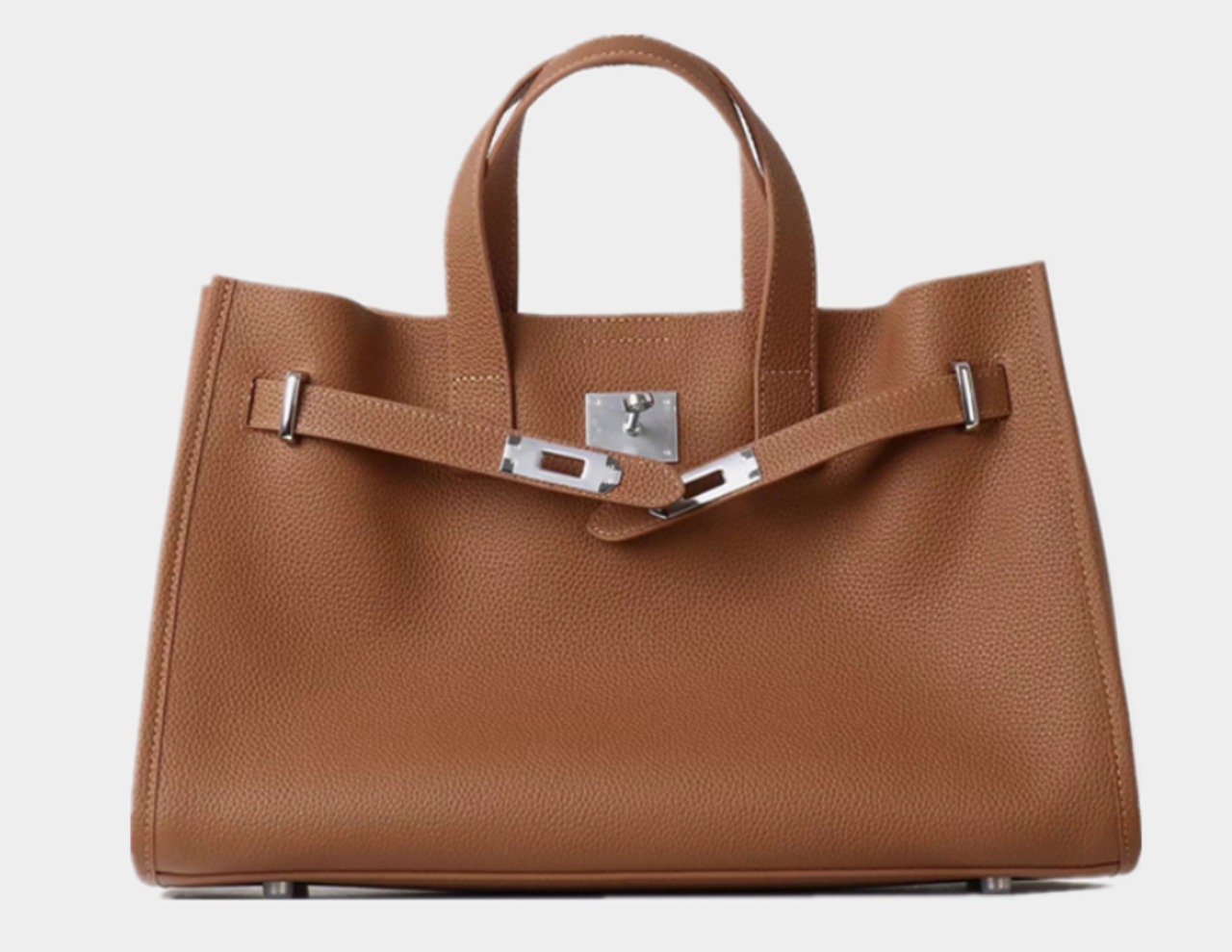 本革シンプルトートバッグ