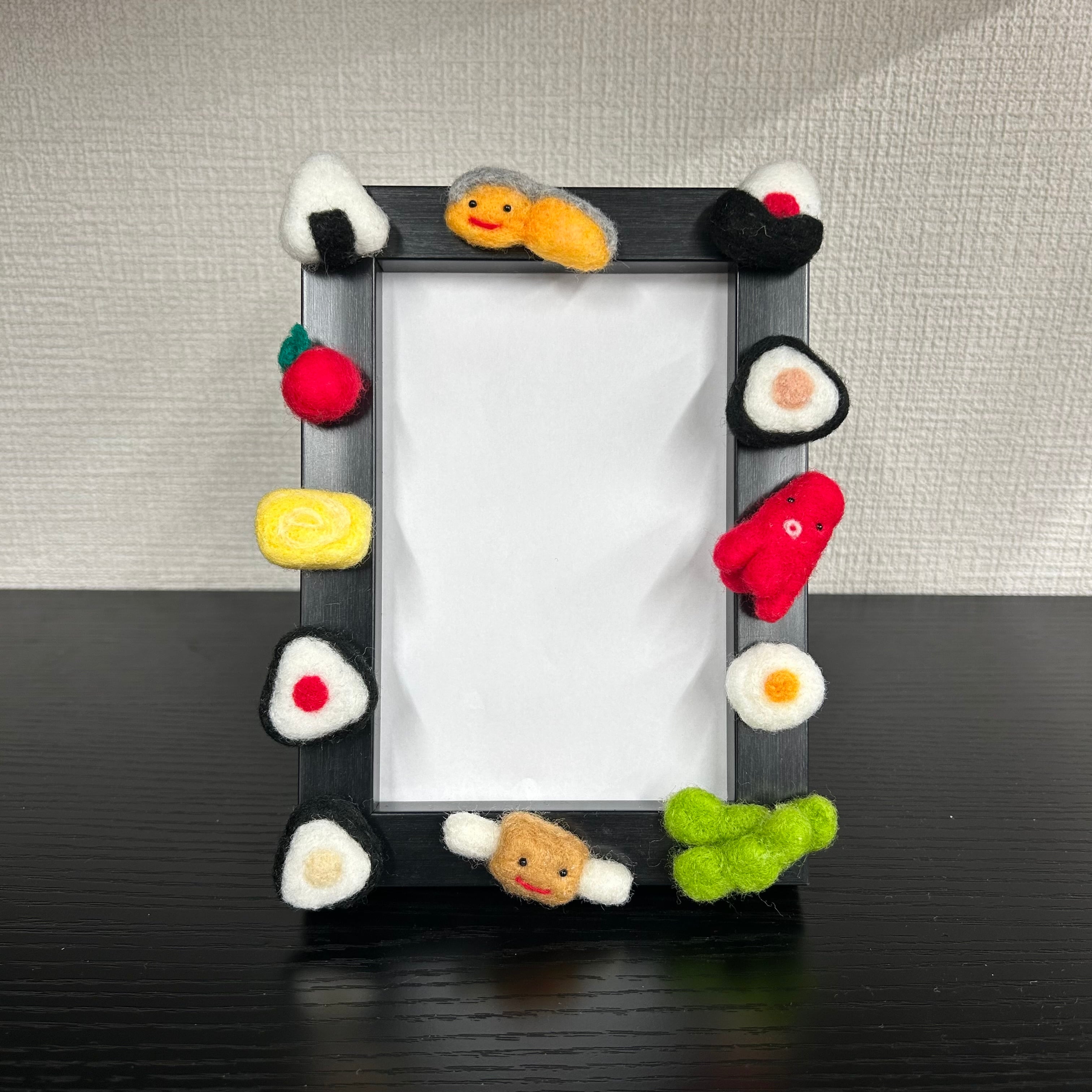 おむすび弁当 フォトフレーム 羊毛フェルト | トイロ｜水引・羊毛