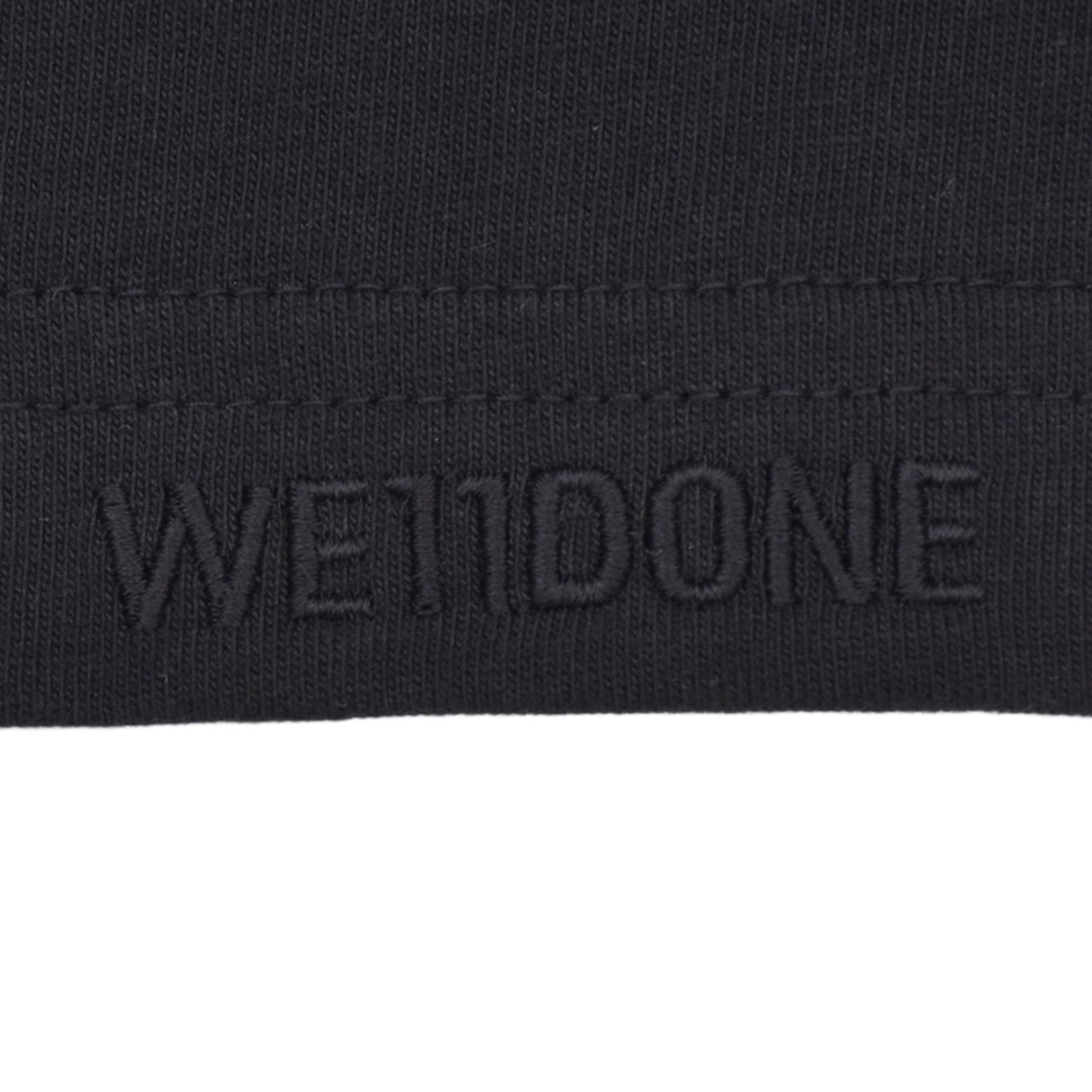 【WE11DONE】BLACK GRADIENT LOGO T-SHIRT - 7