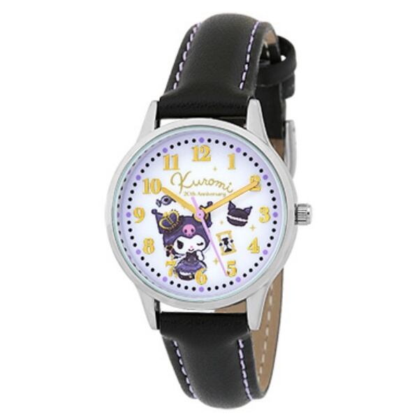 J-AXIS キャラクターウォッチ サンリオ クロミ 20周年 アニバーサリー ブラック キッズ腕時計 CR2C0006-KU