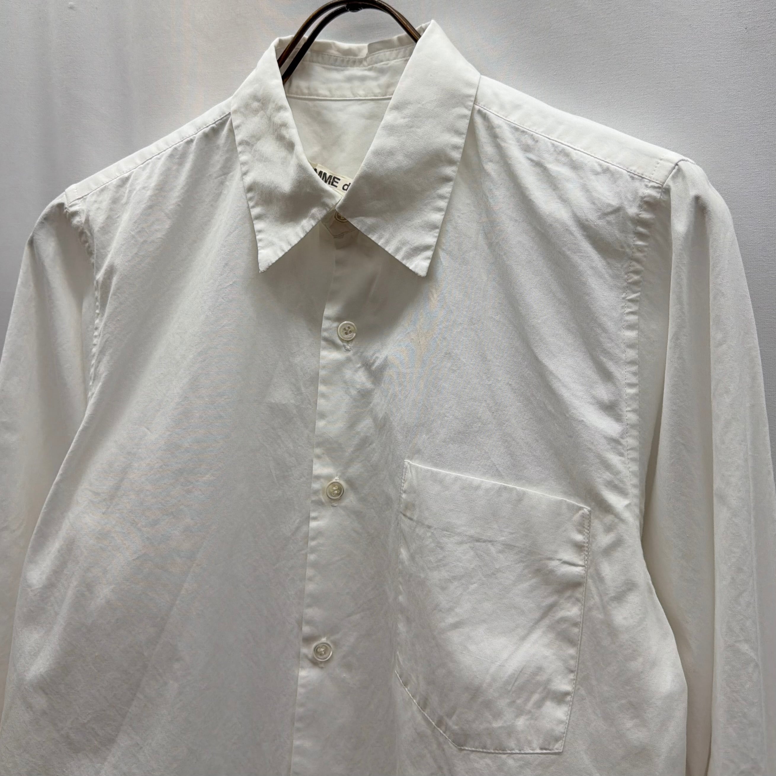 COMME des GARÇONS】80s 白シャツ shirt コムデギャルソン | no pain