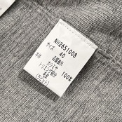 アンサンブル カシミヤ100% HANAE MORI ハナエモリ リアルファー スパンコール カーディガン ノースリーブセーター 40/グレー レディース