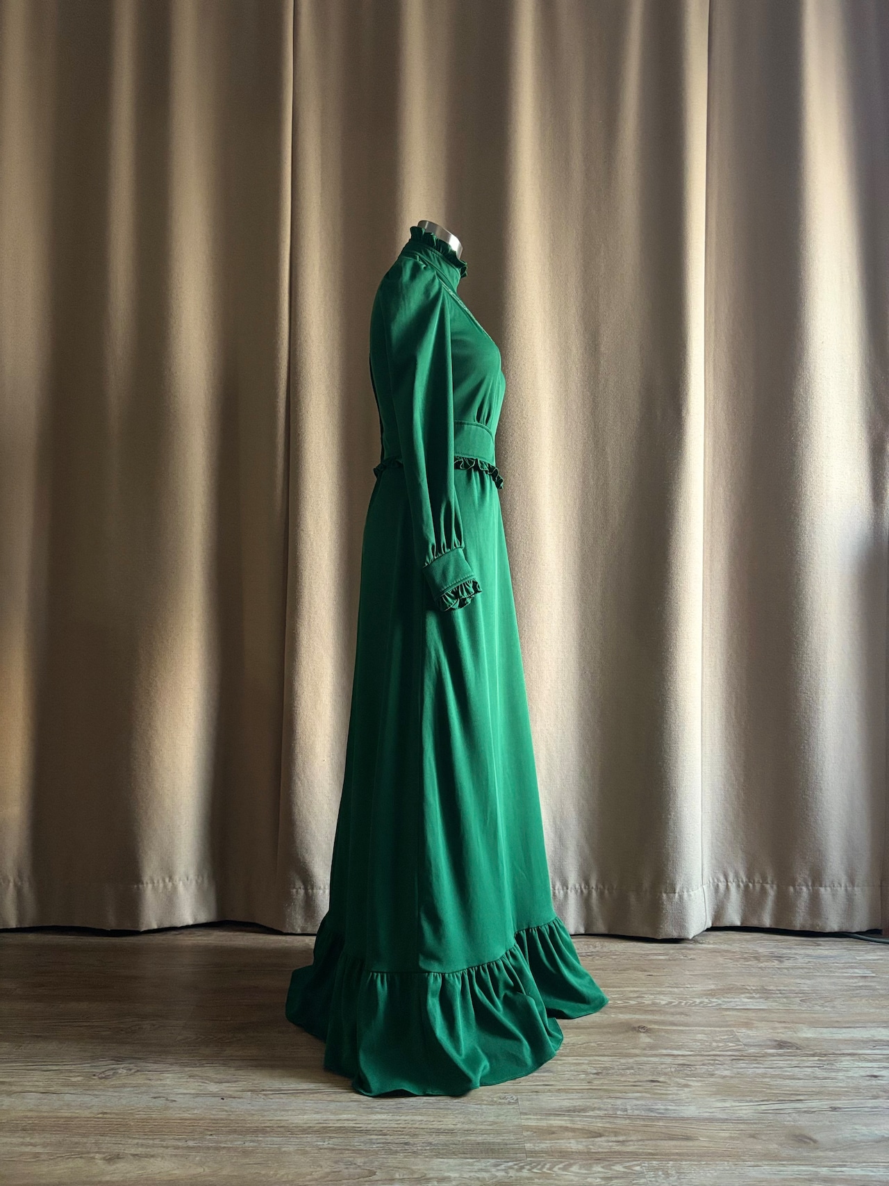 classical green import maxi dress-5115-12