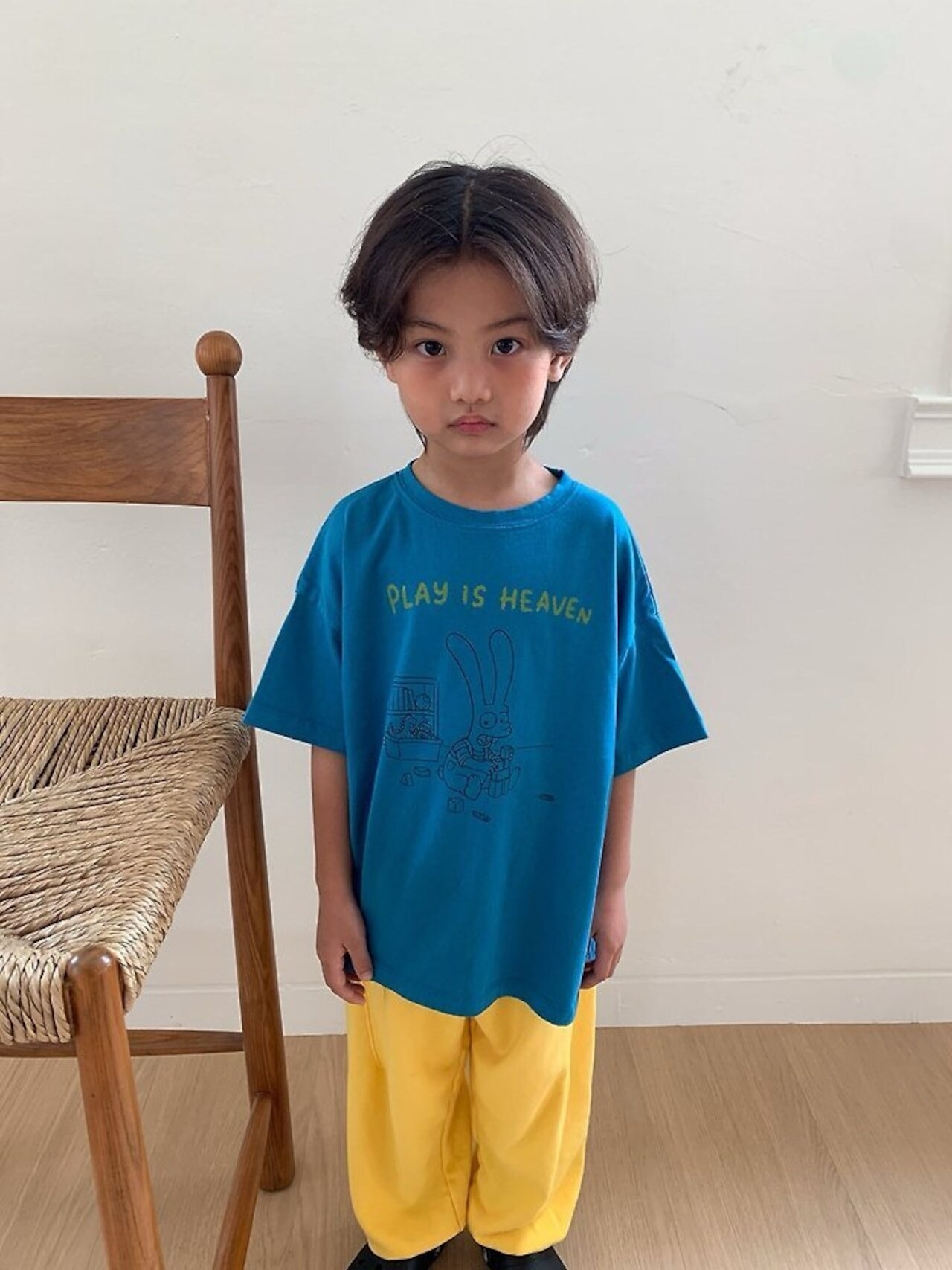韓国子供服 / 26Autumn / cantuccistudio / ヘブンTシャツ / 秋服 *XS~JS*