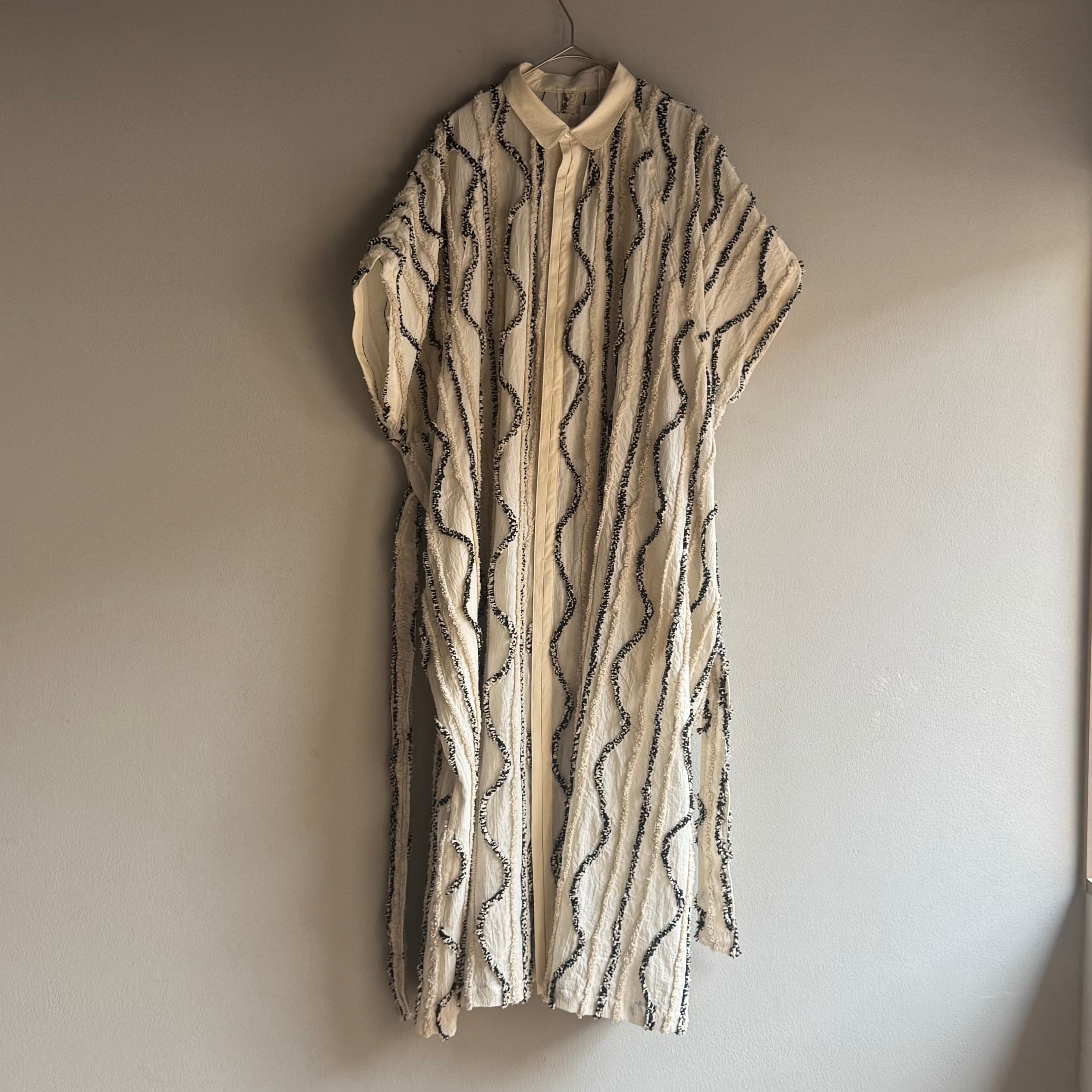 ASEEDONCLOUD/アシードンクラウド Market shirt coat #261302 White