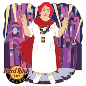 TOKYO 東京 50th Anniversary Rita 'Rock On' Pin