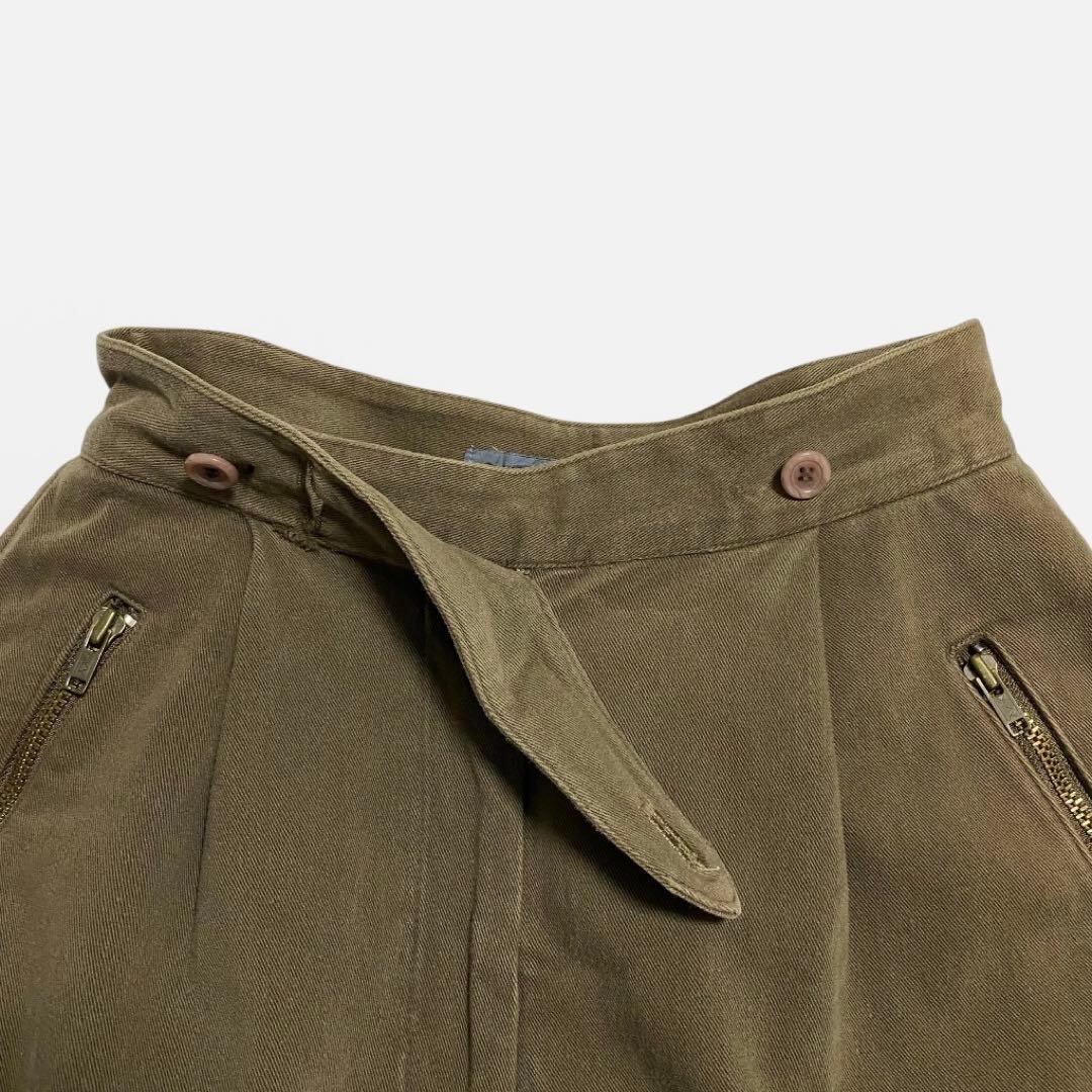 80s ISSEY MIYAKE Brush Tag Hem Strap Tapered Pants | PAY ID