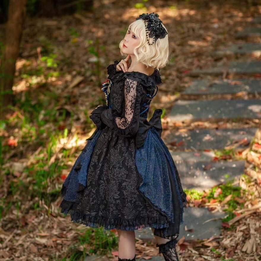 ゴスロリ通販 With U ゴシック ロリィタ ジャンパースカート バック