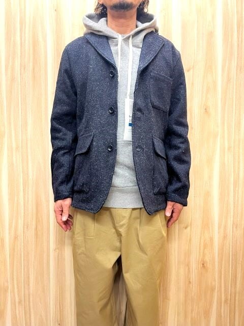 ジャパンブルージーンズ ツイードデニム テーラードジャケット DID-L/日本製 cd99a1b47e5052204d95fef8d5b205