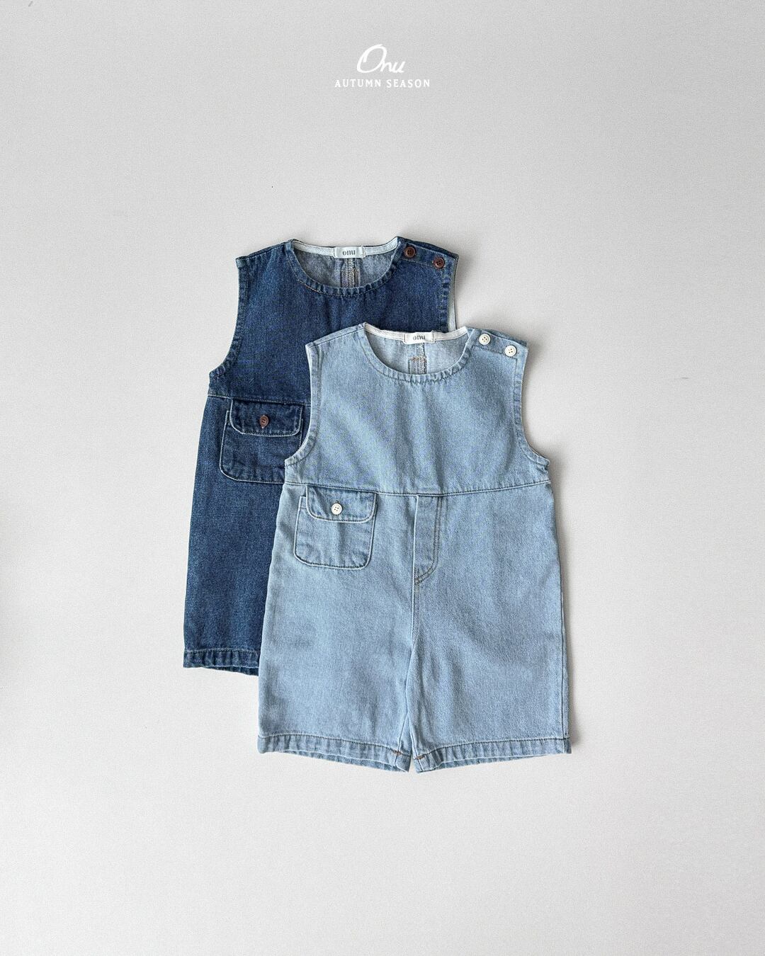 slit overalls【onu】※9月中旬発送予定