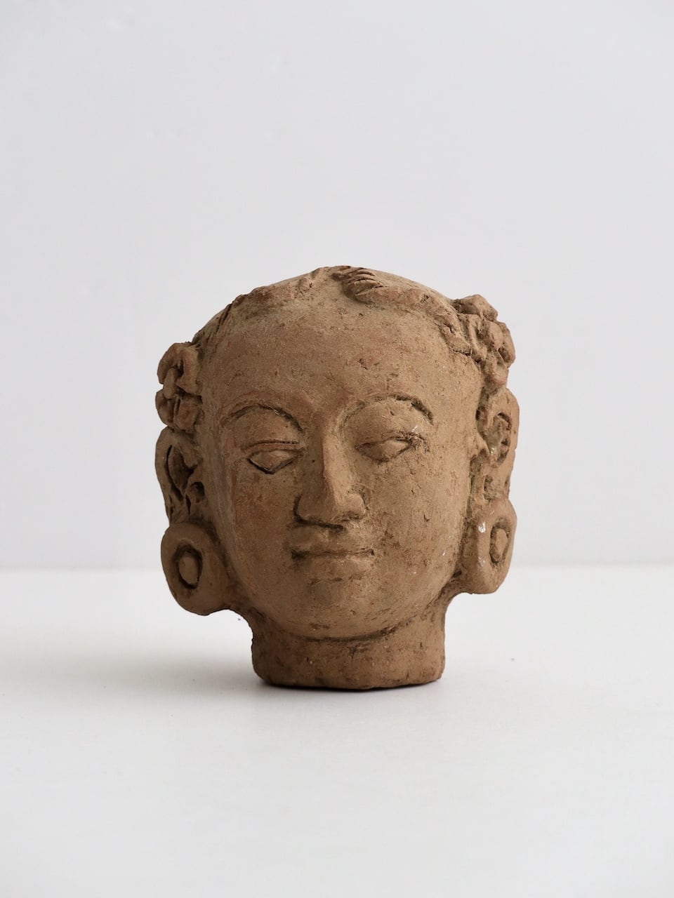 テラコッタの首像|Terracotta Decorative Bust