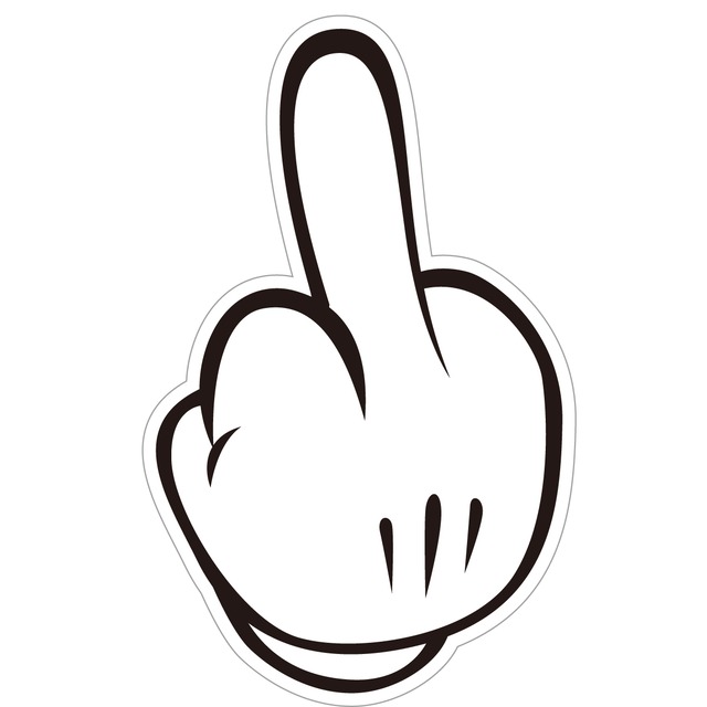 073 F**K YOU!! "California Market Center" アメリカンステッカー スーツケース シール