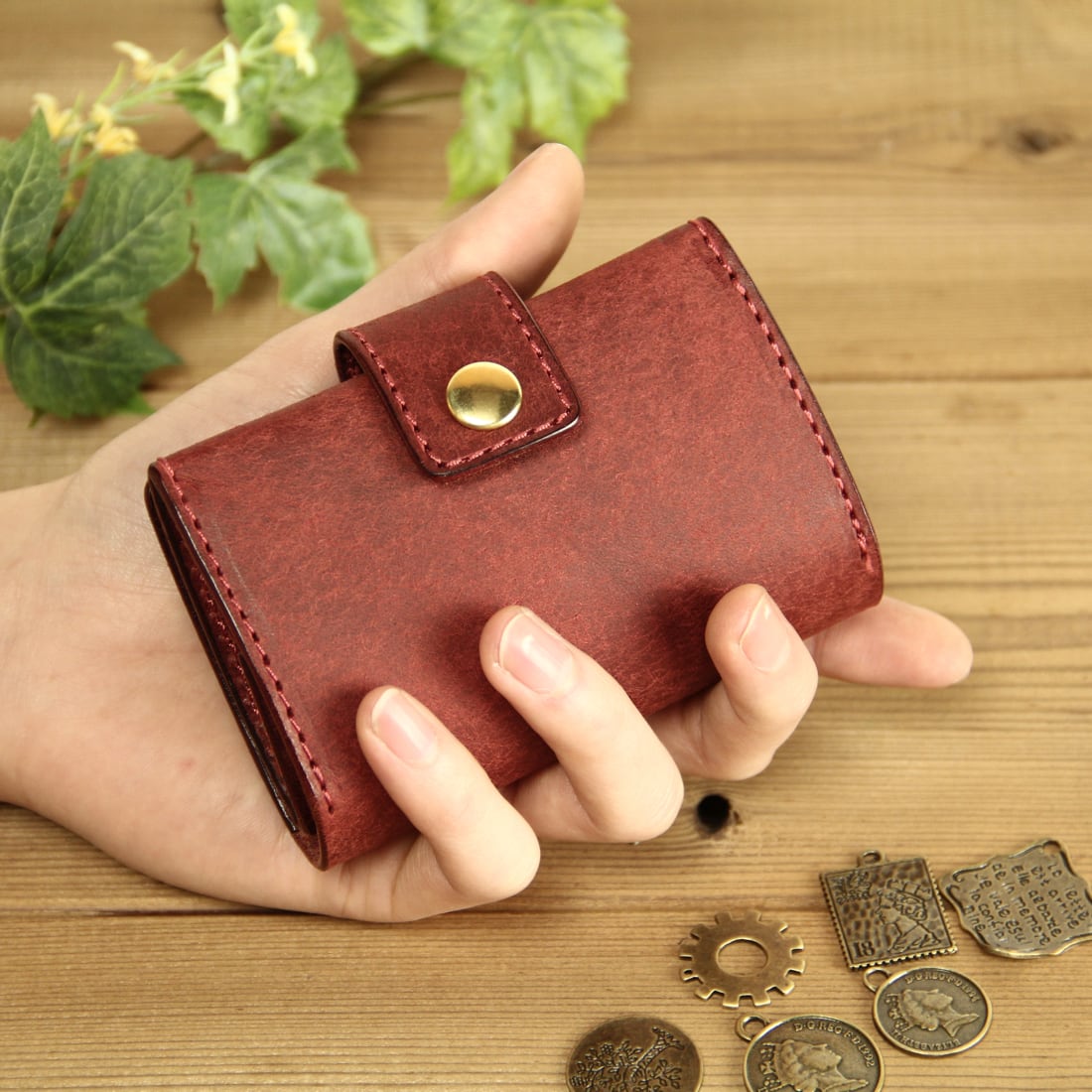 小銭入れ コインキャッチ付き / コッチネーラ | HANARE LEATHER