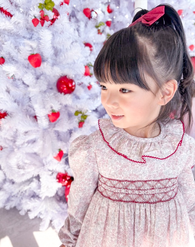 【pi&pa 】クラシカル ハンドスモッキングワンピース｜キッズ ドレス（4-12歳）｜特別な日用