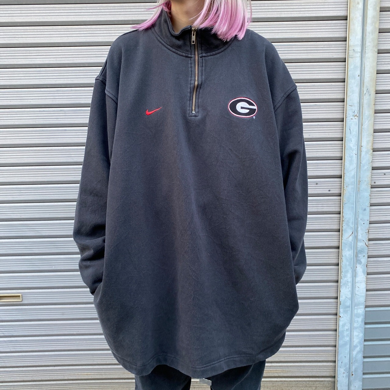 ビッグサイズ 90年代〜00年代 NIKE TEAM ナイキ ハーフジップ 