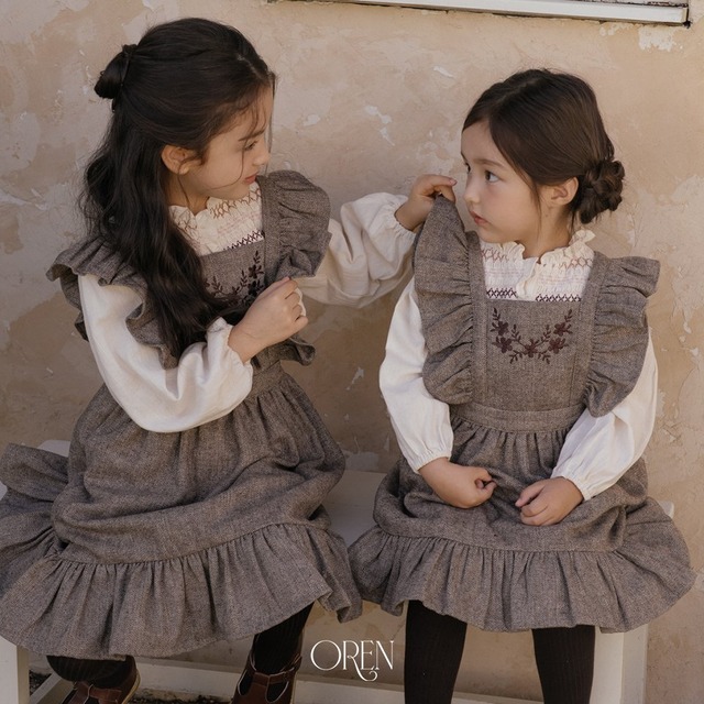【2点送料無料】«予約»«Oren» ソレンヌジャンパースカート 2colors